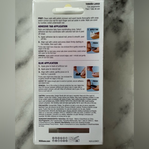 KISS Gel, Jelly, Glam & Jewel Fantasy, Press-On Nails, Long Length, 6 Boxes-New - Picture 14 of 14